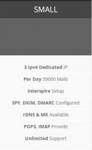 SMTP Server 30000 per day for 1 month